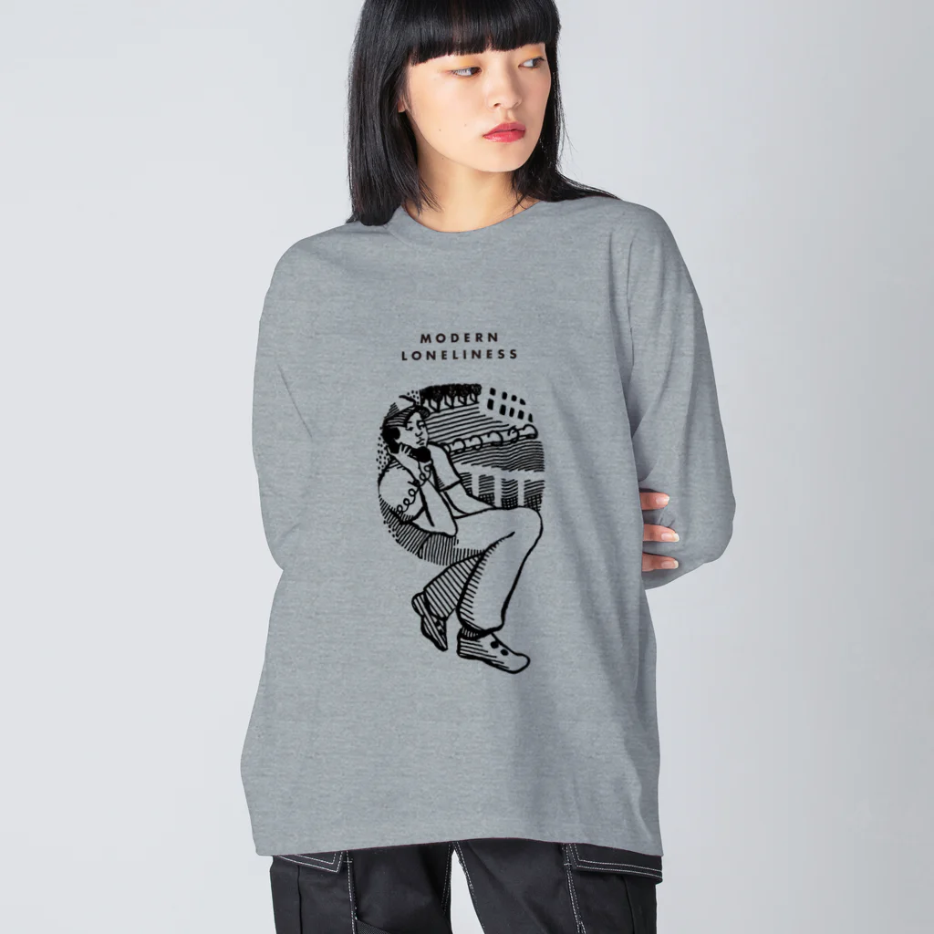 MAKI IRIE shopのtelephone ビッグシルエットロングスリーブTシャツ