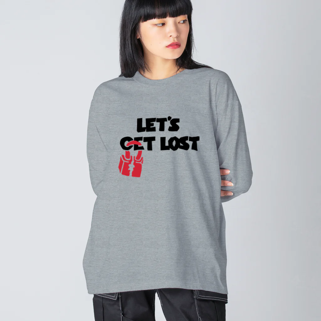 R.MuttのLet's Get Lost ビッグシルエットロングスリーブTシャツ