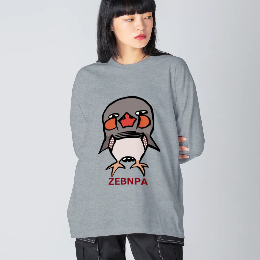 みつぞno鳥絵店のZEBNPA Big Long Sleeve T-Shirt