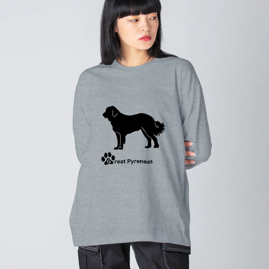 bow and arrow のグレートピレニーズ Big Long Sleeve T-Shirt