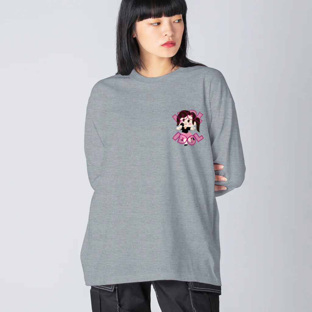 garireoのIDOL歌手 Big Long Sleeve T-Shirt