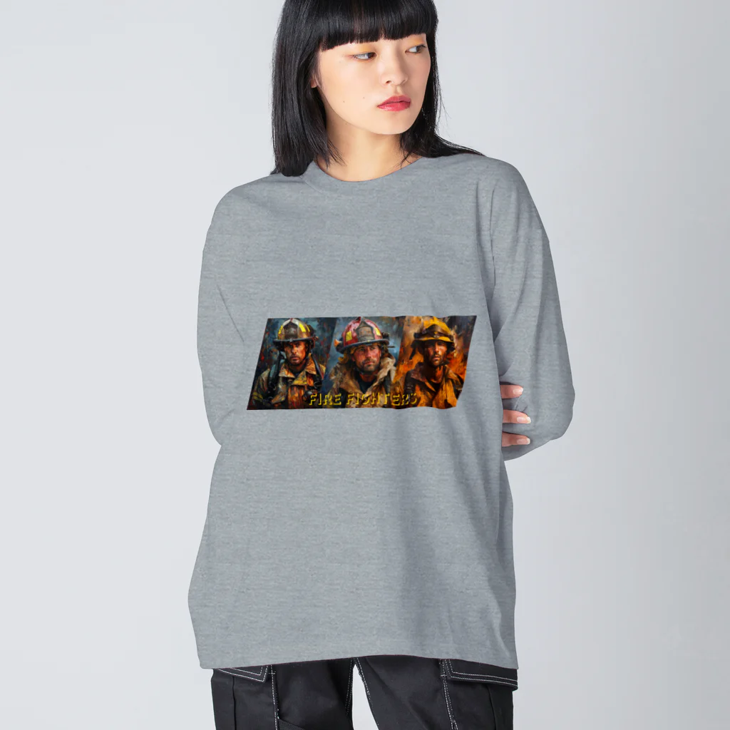 MistyStarkの英雄の消防士たち Big Long Sleeve T-Shirt