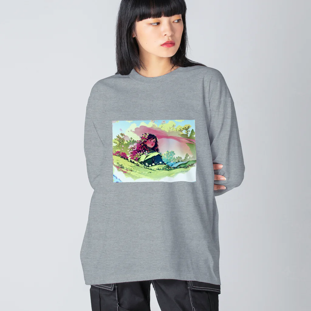 okono_eの希望に満ちた旅立ち＠姪ﾁｬﾝ Big Long Sleeve T-Shirt