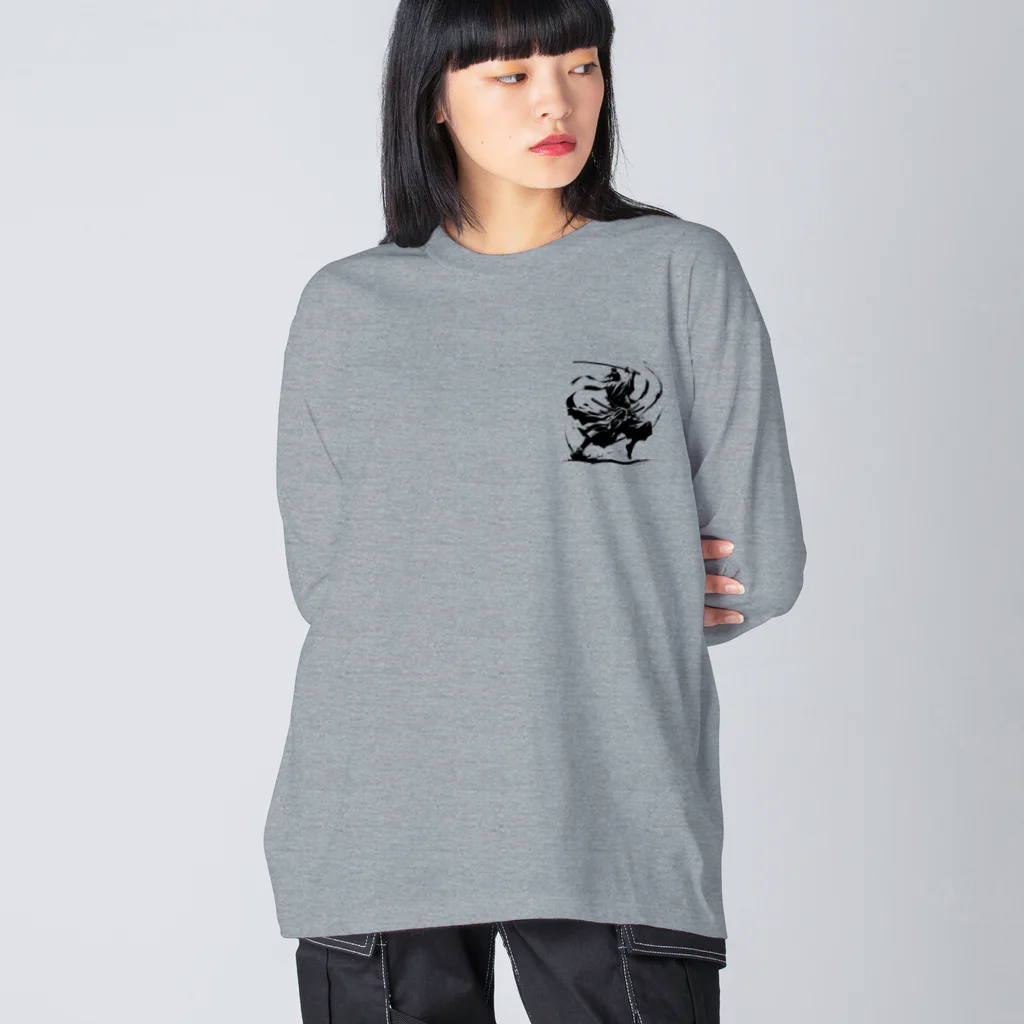 Sunlit HorizonのA lonely SAMURAI Big Long Sleeve T-Shirt