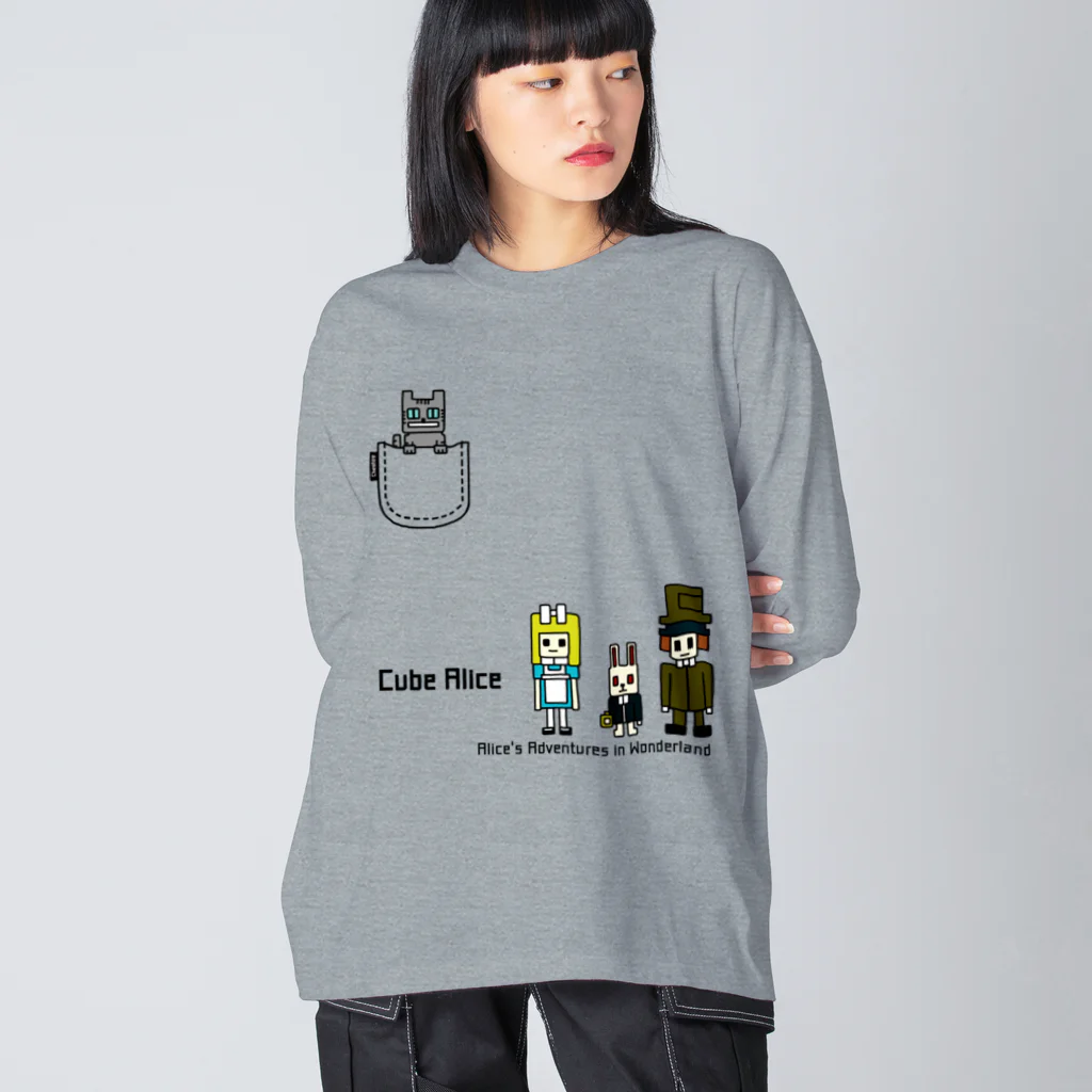 すとろべりーガムFactoryのCUBE アリス ver.2 Big Long Sleeve T-Shirt