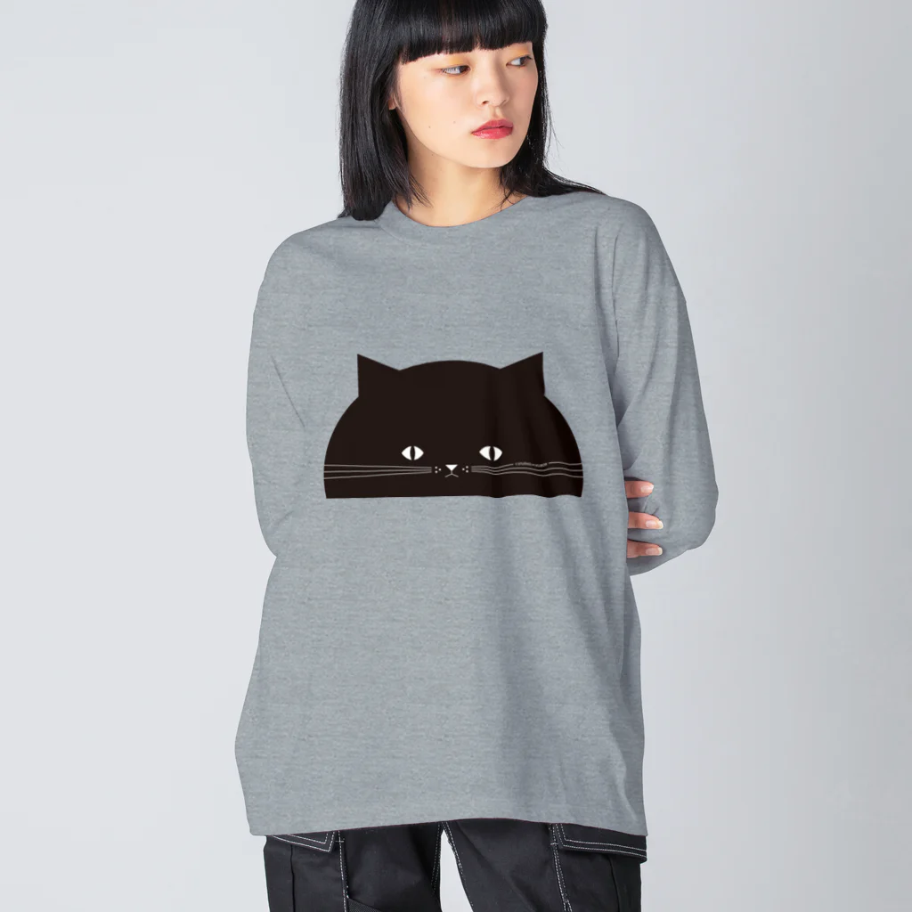 Arts&Crafts Muuののぞき見ねこ ビッグシルエットロングスリーブTシャツ