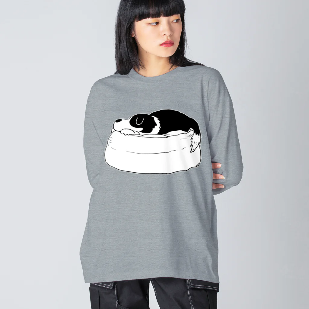 SHOP BØWNTENの寝るルーカスくん Big Long Sleeve T-Shirt