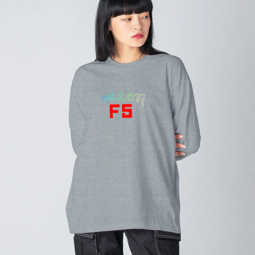 Danke Shoot CoffeeのendlessF5 Big Long Sleeve T-Shirt