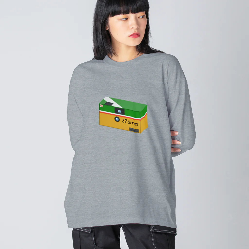 スロータイプ書店 Slowtype Booksの27times 128 ビッグシルエットロングスリーブTシャツ