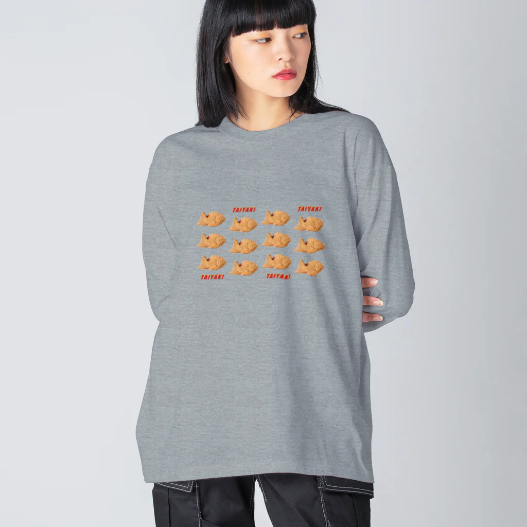 うさぎちゃんアイランドのタイヤキいっぱい Big Long Sleeve T-Shirt