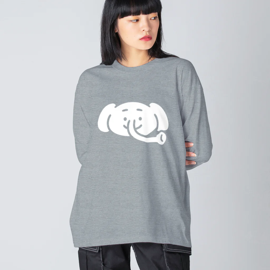 M-kuwaharaのElephant Big Long Sleeve T-Shirt