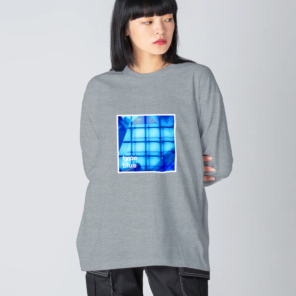 齋藤のtype blue ビッグシルエットロングスリーブTシャツ