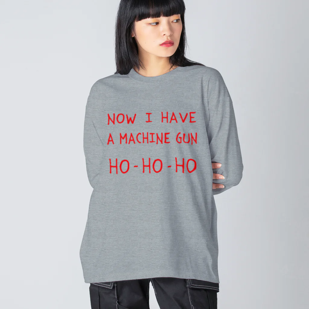 stereovisionのマシンガンは頂戴した HO-HO-HO ビッグシルエットロングスリーブTシャツ