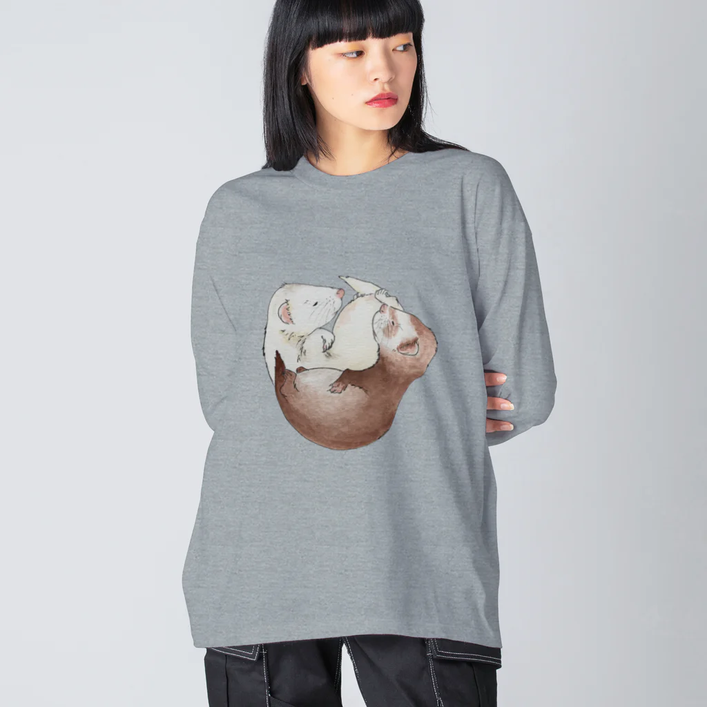 gucco(ぐっこ)のベビふぇれ Big Long Sleeve T-Shirt