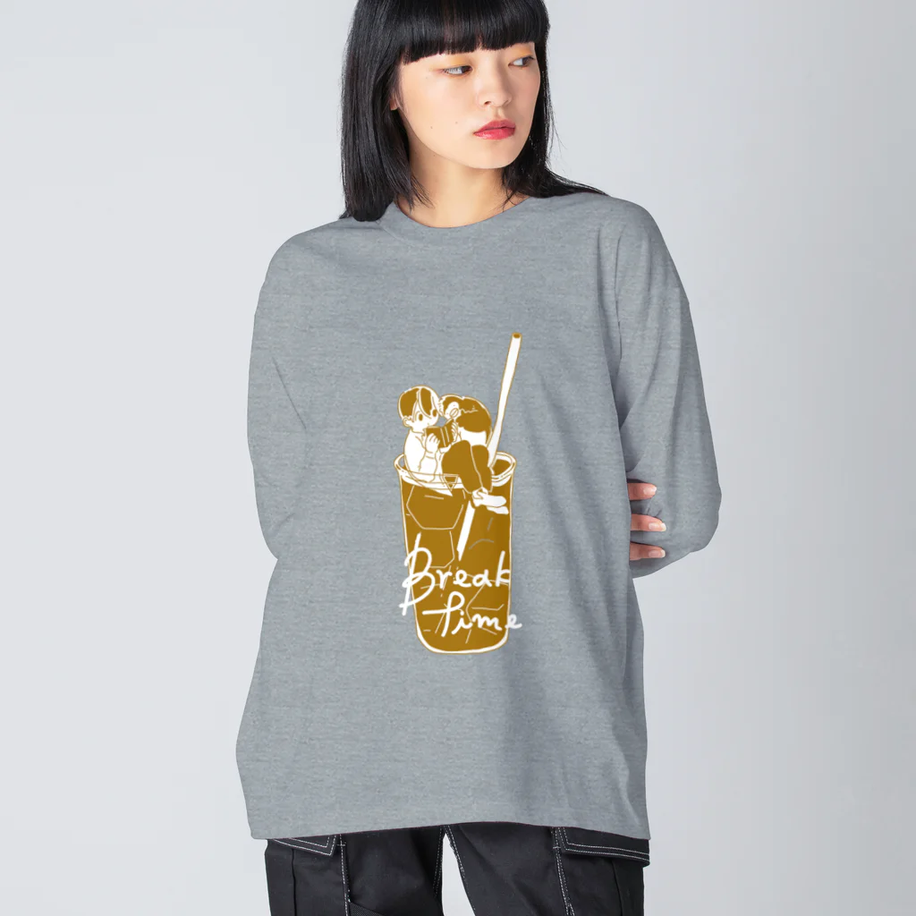 あかそんshop のbreak time boy Big Long Sleeve T-Shirt