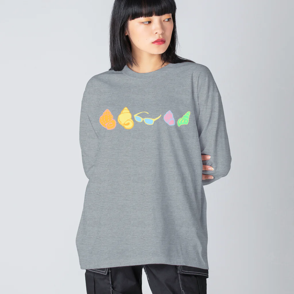 MINAMO_officialのタニT(カラフル) Big Long Sleeve T-Shirt