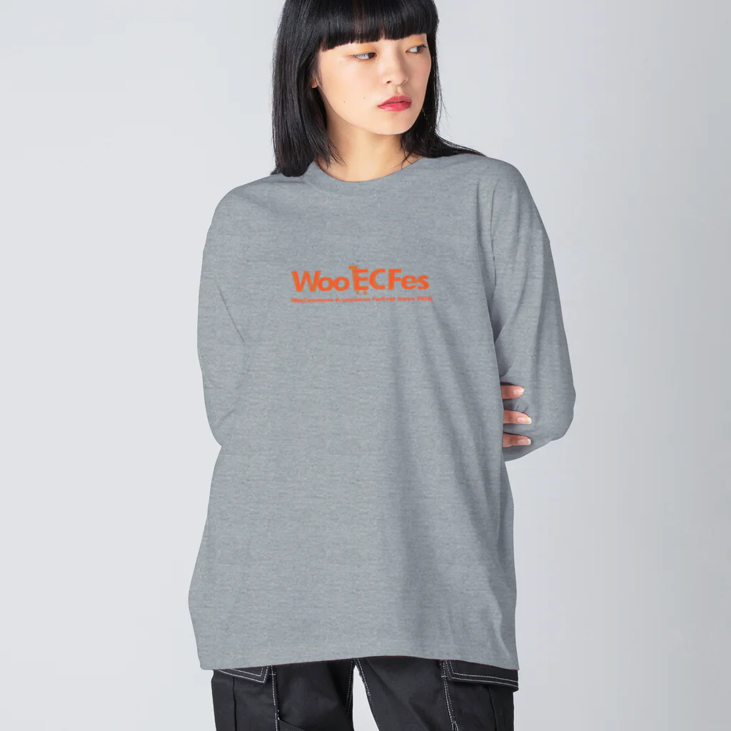 WooECFesのWoo EC Fes シンプルロゴ 長T ビッグシルエットロングスリーブTシャツ