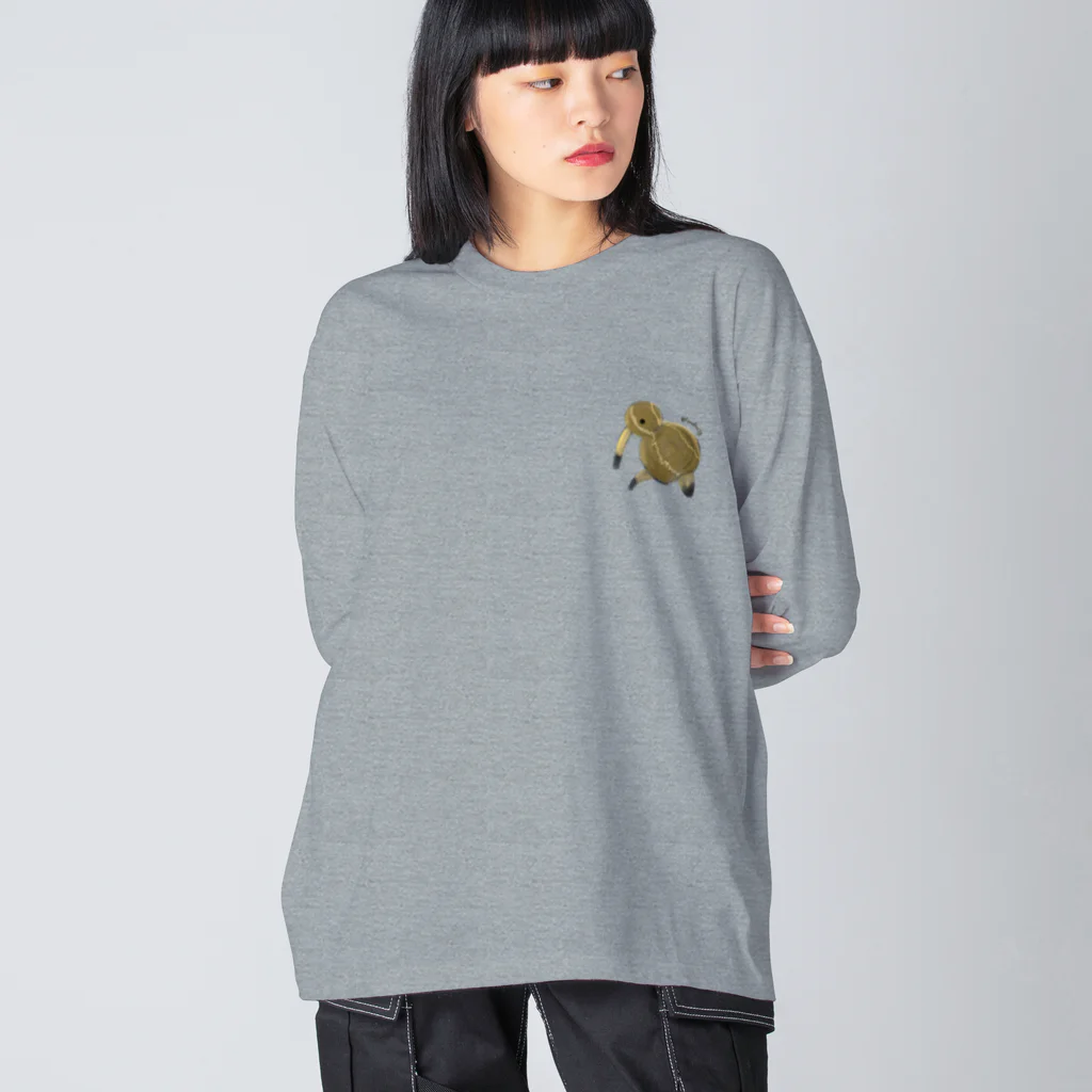 Fondhuのくわいキウイ Big Long Sleeve T-Shirt