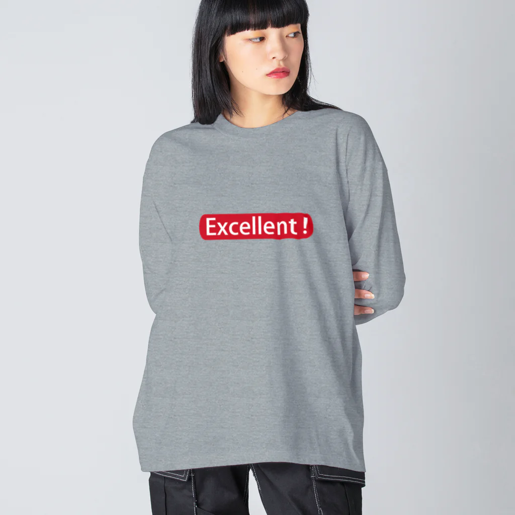 TGCのExcellent! RED ビッグシルエットロングスリーブTシャツ