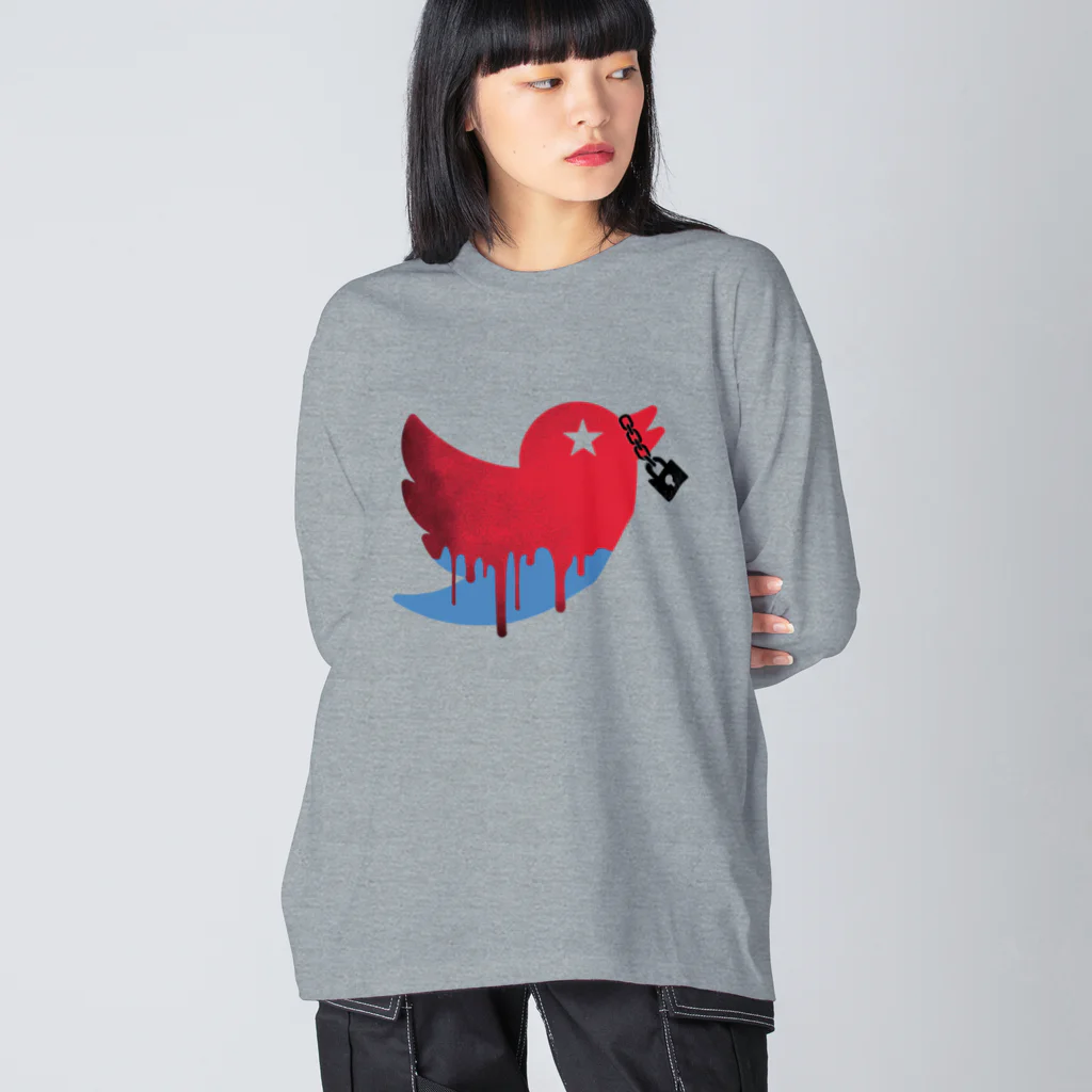 LOUD MINORITY .ShopのCAN'T TWEET Big Long Sleeve T-Shirt