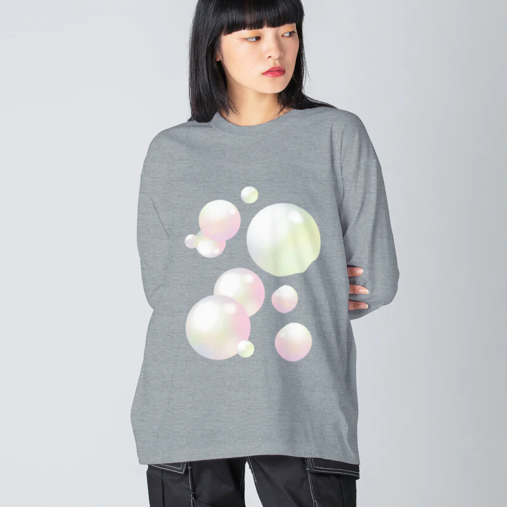 Lily bird（リリーバード）のふわふわバブル2 Big Long Sleeve T-Shirt