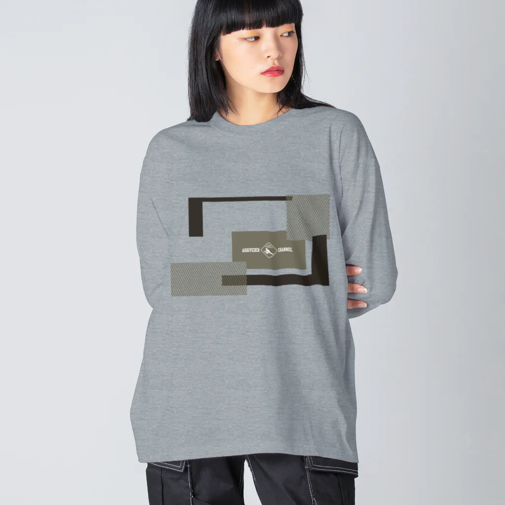 アリーヴェデルチャンネルSHOPのCYBER WINDOW KHK Big Long Sleeve T-Shirt