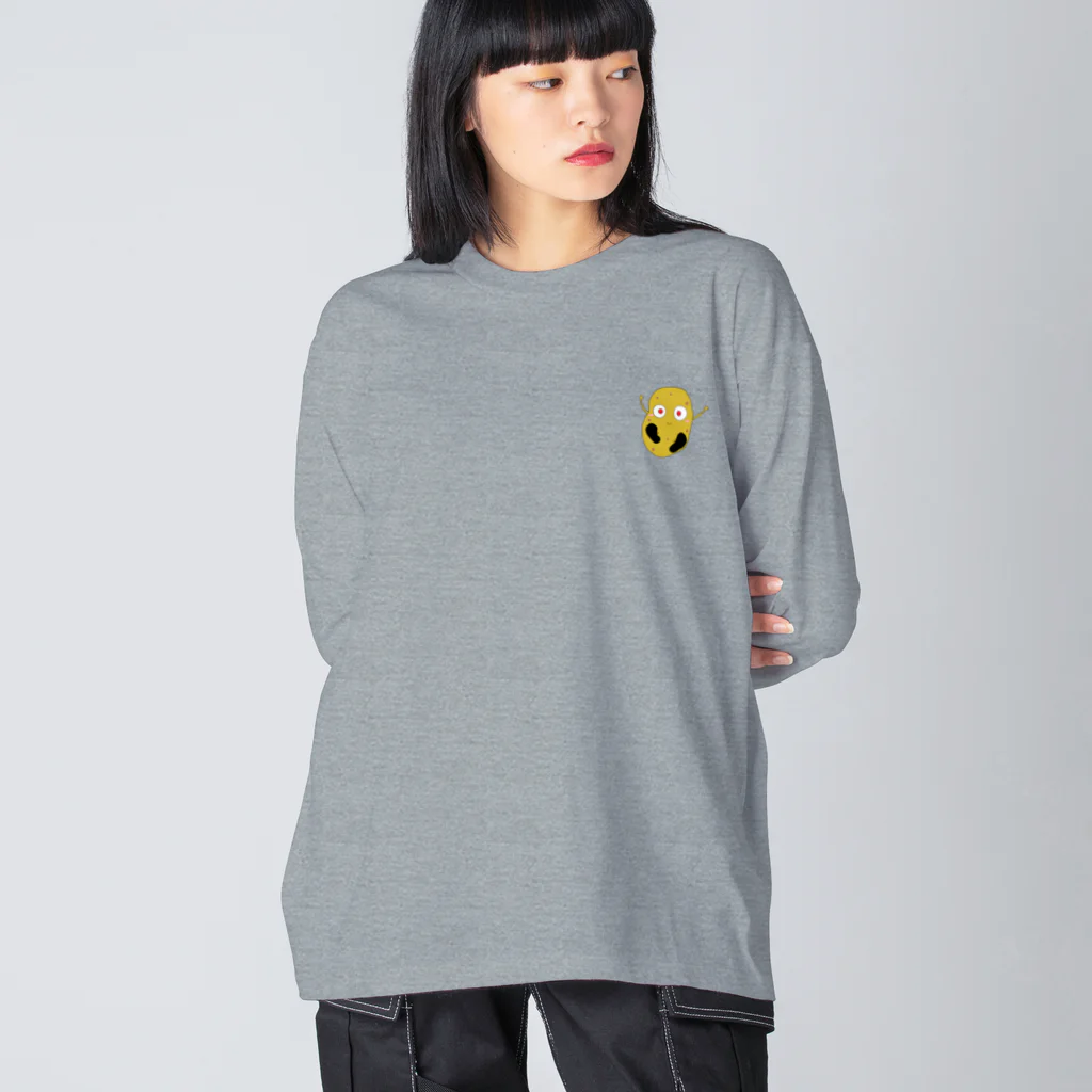 じゃがいもオンラインSHOPのじゃがいもくんビッグシルエットロングスリーブTシャツ Big Long Sleeve T-Shirt