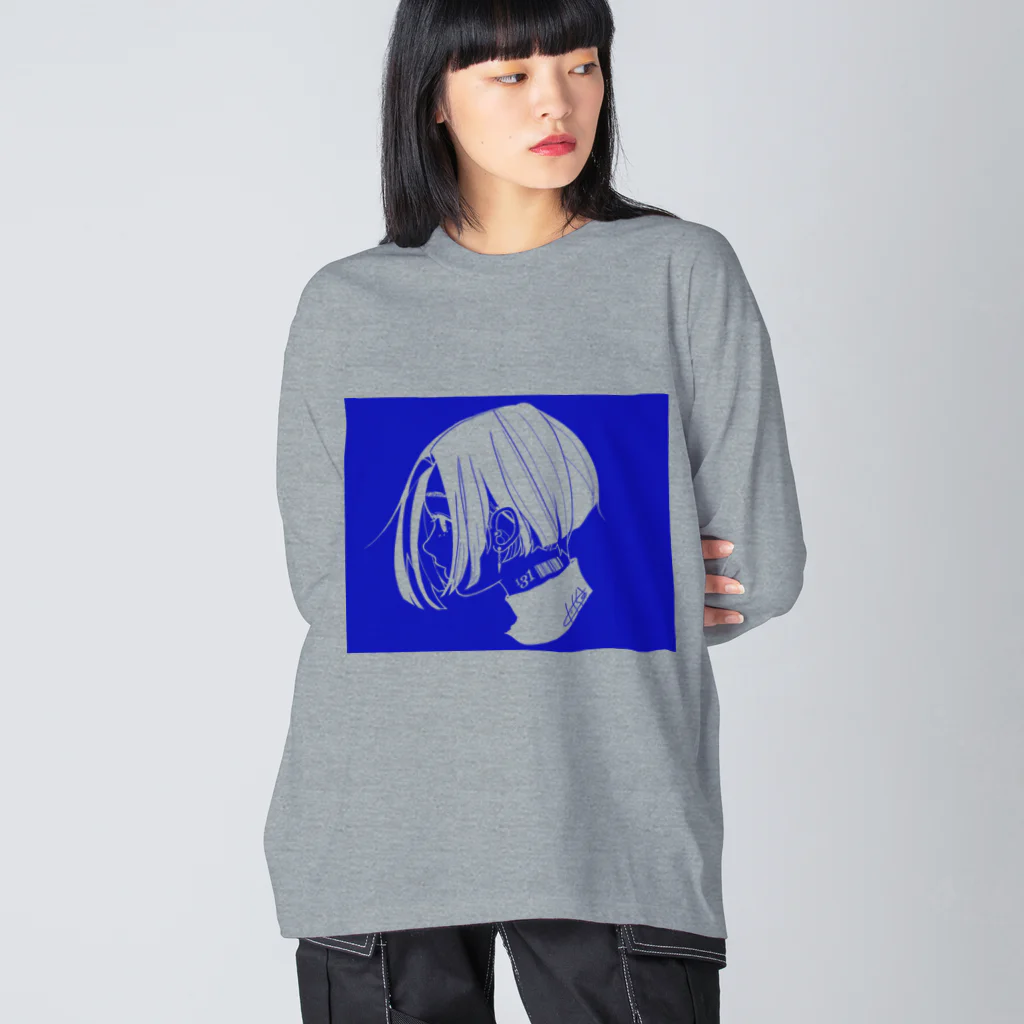 131のBLUE TIME ビッグシルエットロングスリーブTシャツ