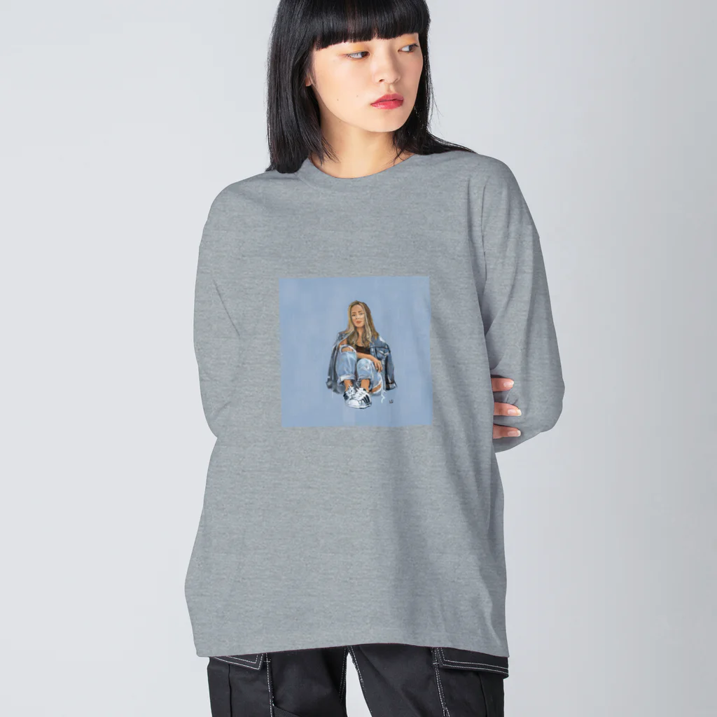 koto___artのL.A girl Big Long Sleeve T-Shirt