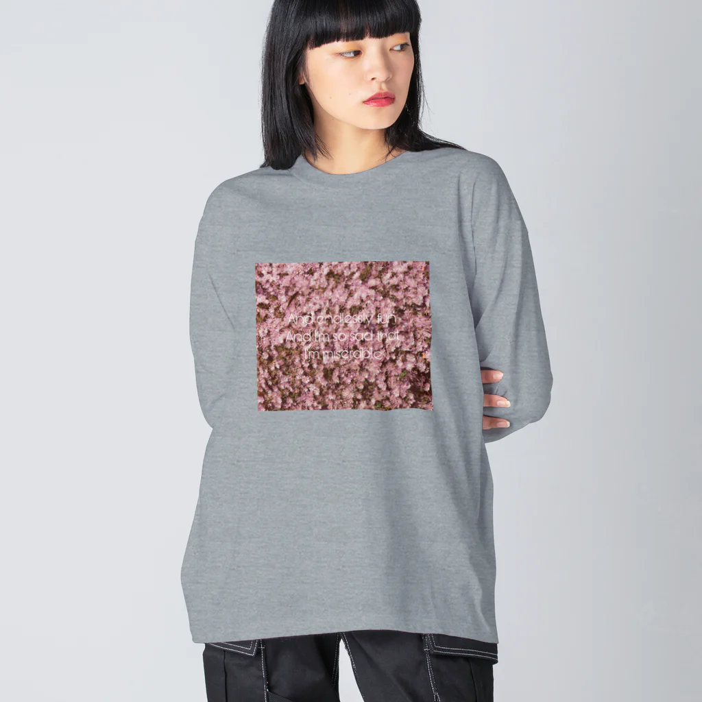 Oncidium  by minamisenaのLong vacation ビッグシルエットロングスリーブTシャツ