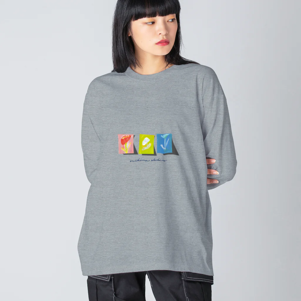 みしま あきひろのfusen fusen Big Long Sleeve T-Shirt