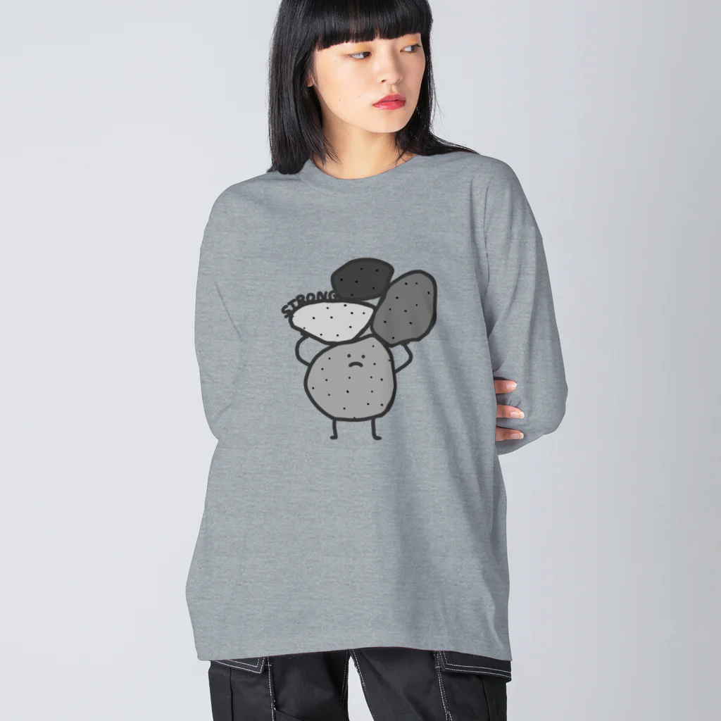 ＋Whimsyのつよいいし Big Long Sleeve T-Shirt