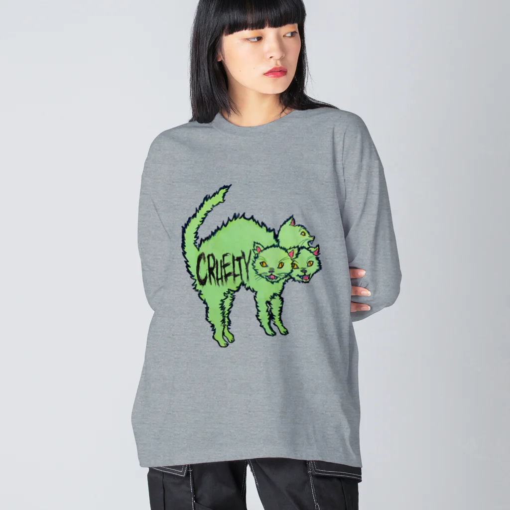 Myxoma のネコギドラ Big Long Sleeve T-Shirt