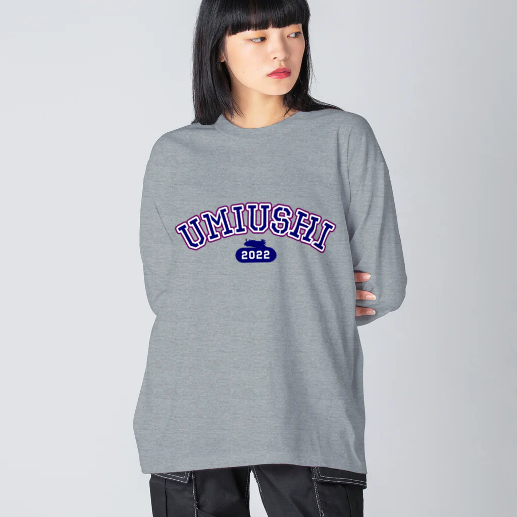 gleam summerのウミウシカレッジロゴ Big Long Sleeve T-Shirt