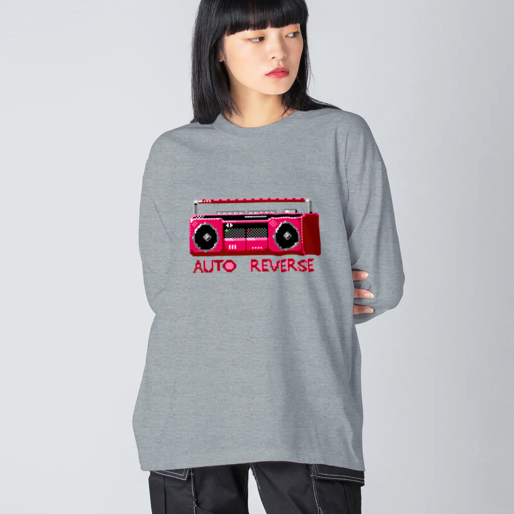 スロータイプ書店 Slowtype BooksのAUTO REVERSE オートリバース 259 Big Long Sleeve T-Shirt