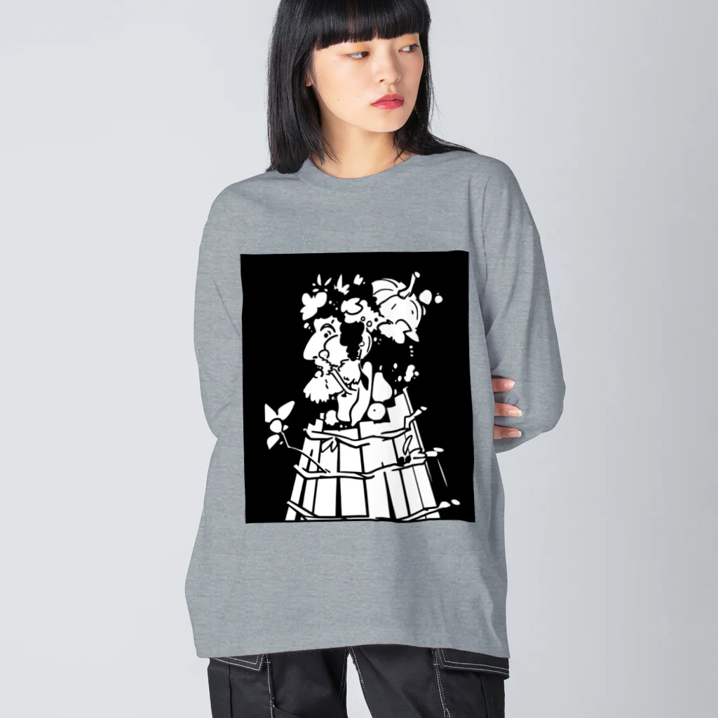 山形屋米店のジュゼッペ・アルチンボルド作 『四季＿秋』 Big Long Sleeve T-Shirt