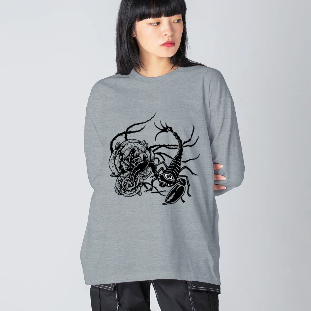 Alba spinaの砂漠の薔薇蠍 Big Long Sleeve T-Shirt