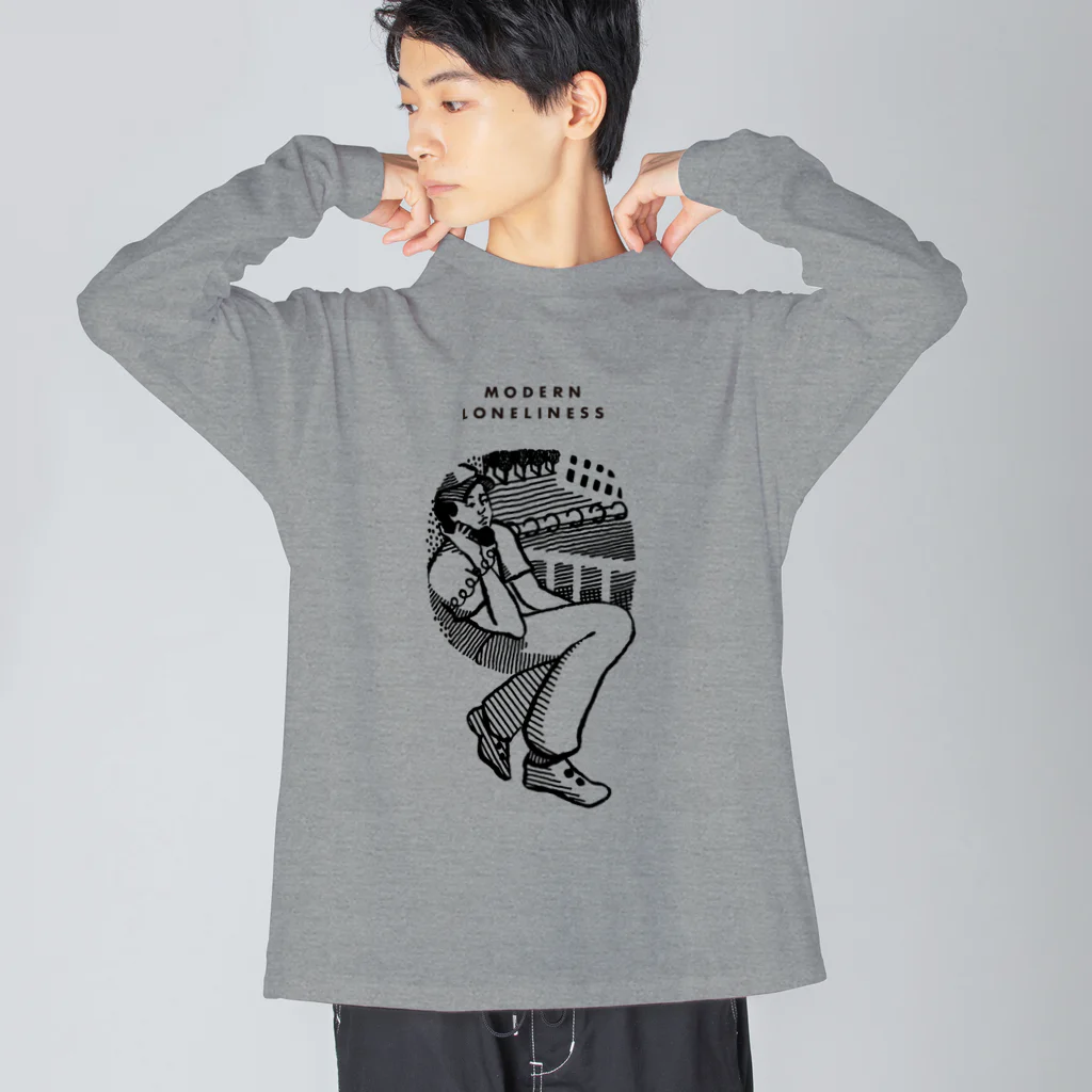 MAKI IRIE shopのtelephone ビッグシルエットロングスリーブTシャツ