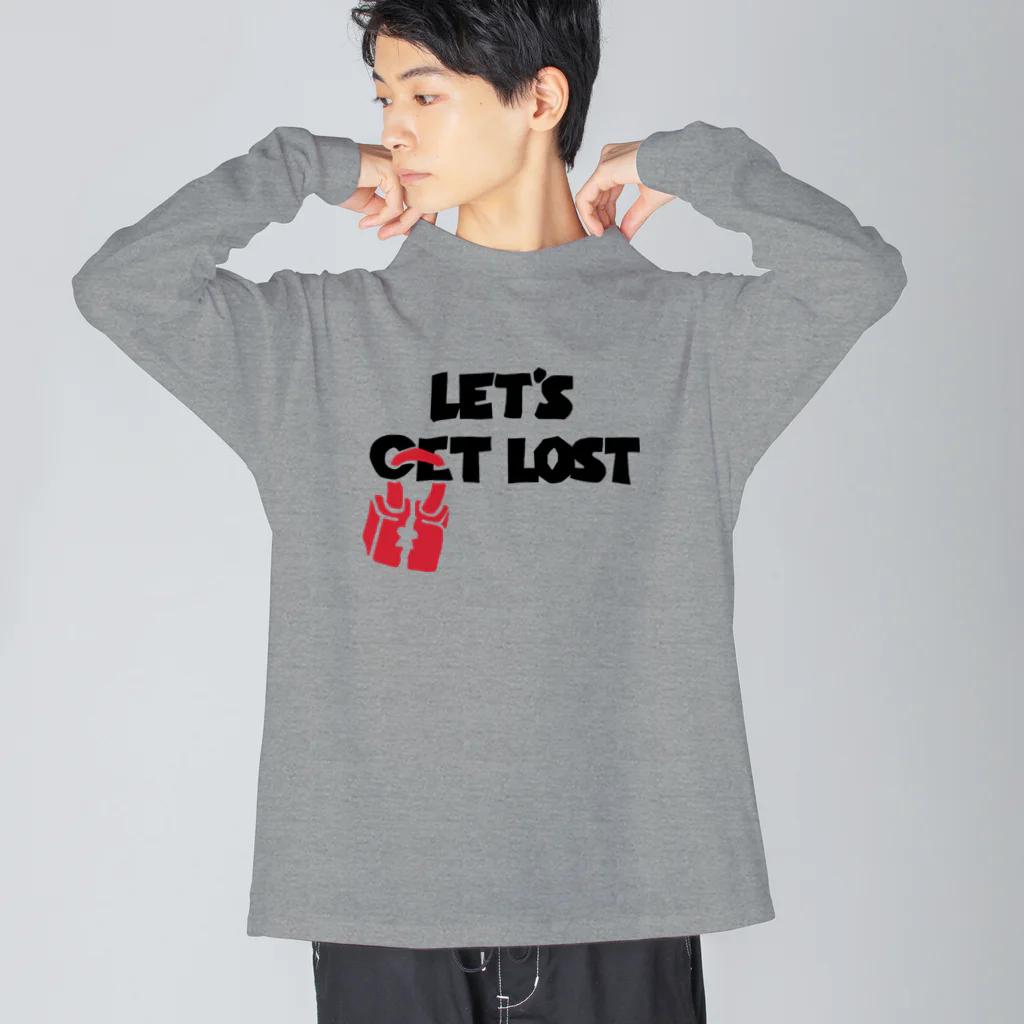 R.MuttのLet's Get Lost Big Long Sleeve T-Shirt