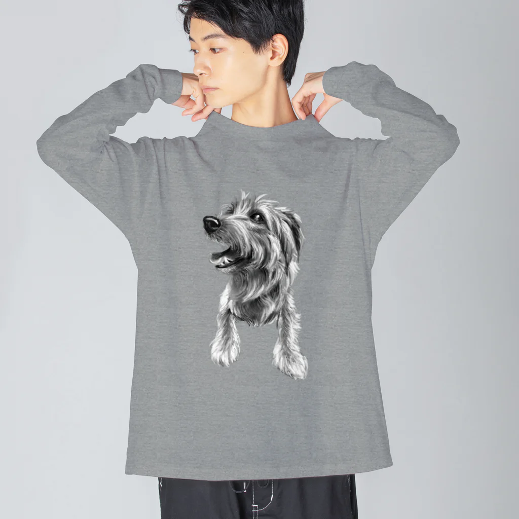 TOMOS-dogのえがおのいぬ Big Long Sleeve T-Shirt