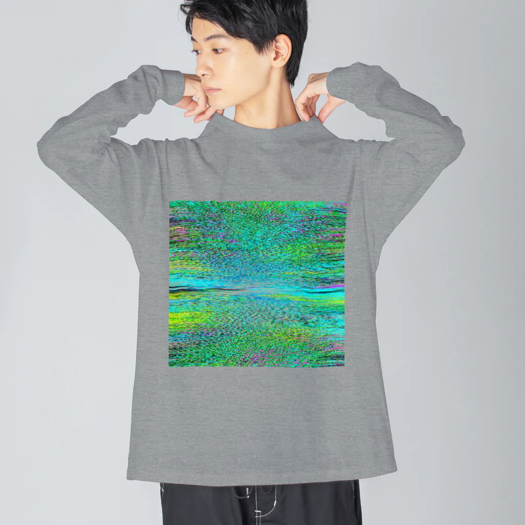 水草の地平線 Big Long Sleeve T-Shirt