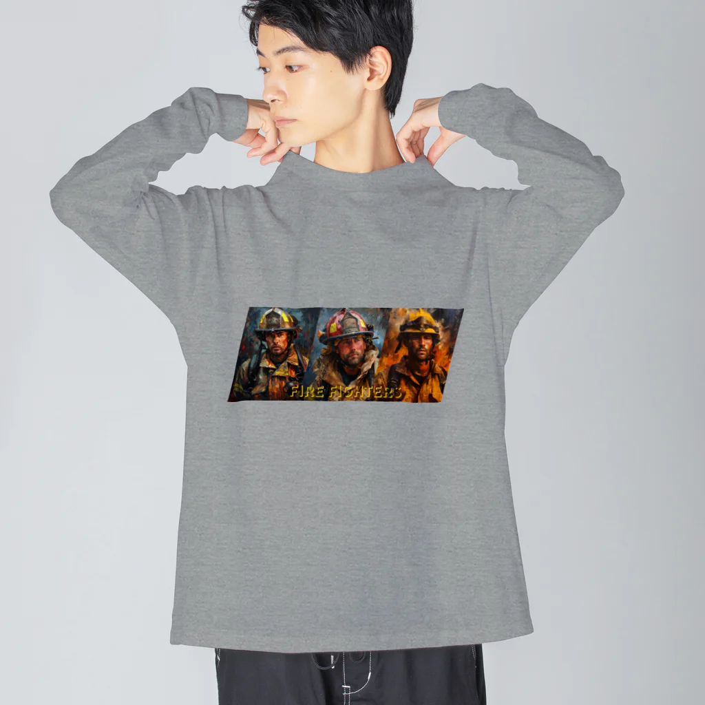 MistyStarkの英雄の消防士たち Big Long Sleeve T-Shirt