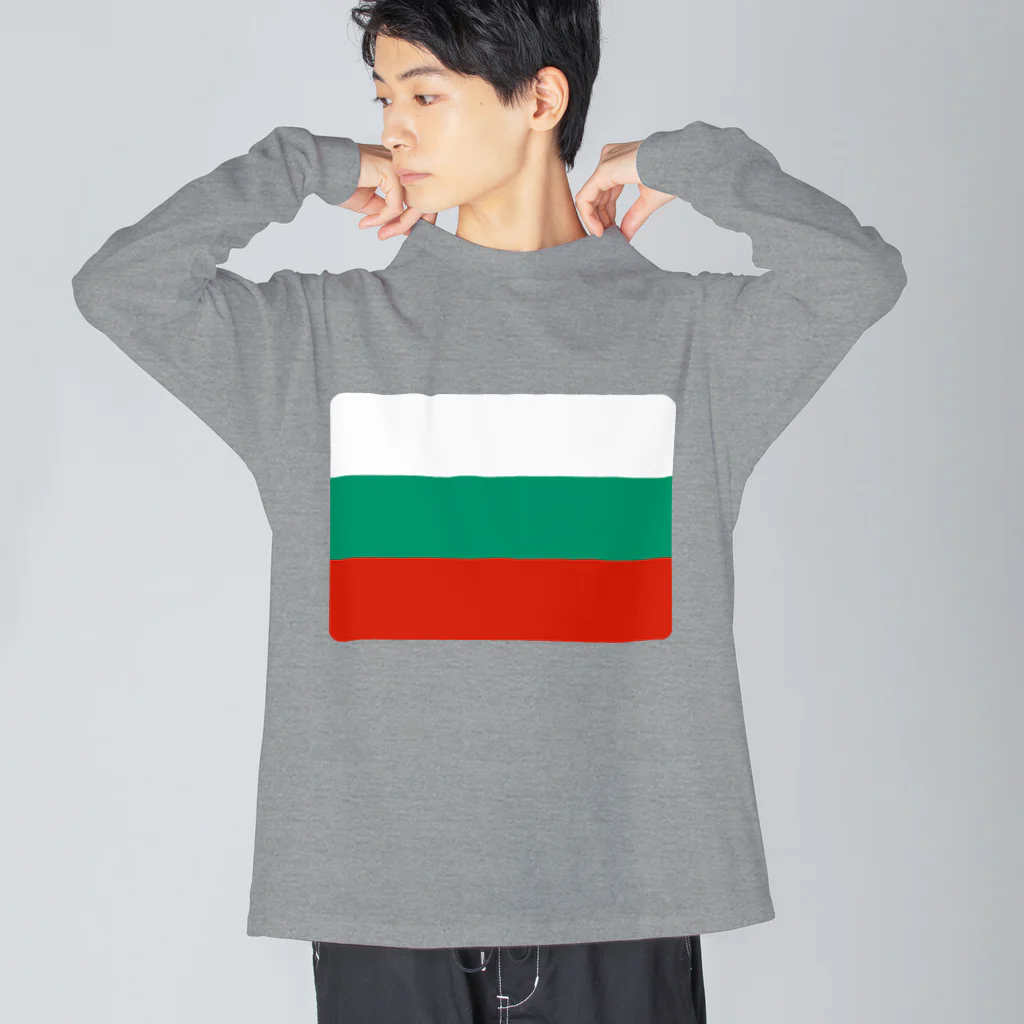 お絵かき屋さんのブルガリアの国旗 Big Long Sleeve T-Shirt