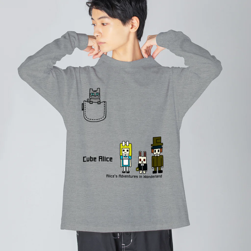 すとろべりーガムFactoryのCUBE アリス ver.2 Big Long Sleeve T-Shirt