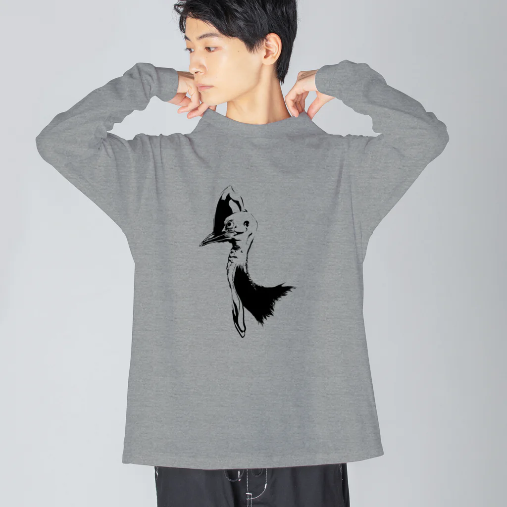 Poooompadoooourのヒクイドリ Big Long Sleeve T-Shirt