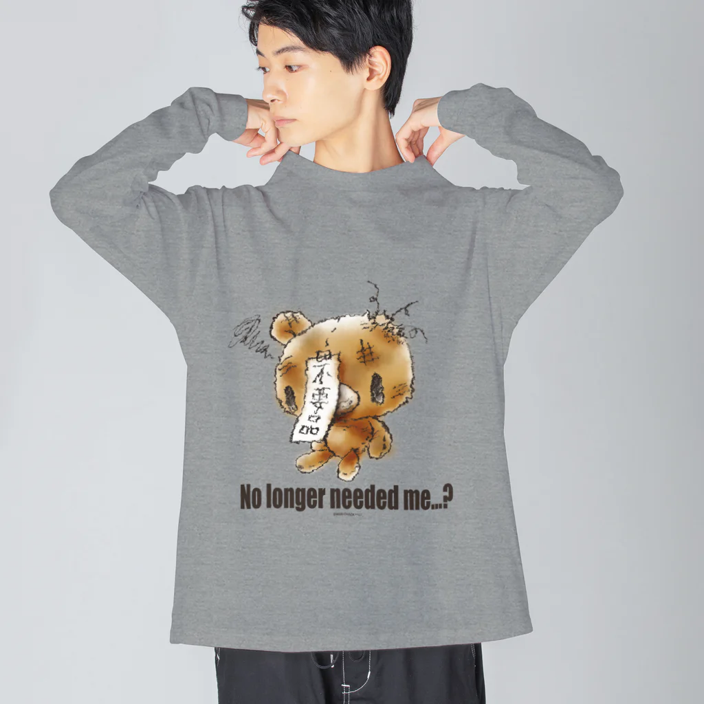 CHAX COLONY imaginariの【各20点限定】クマキカイ(1 / No longer needed me...?) Big Long Sleeve T-Shirt