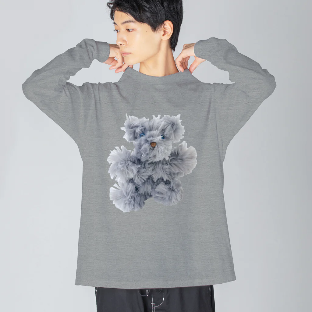 maked bear iidaの手作りクマ　グレー Big Long Sleeve T-Shirt