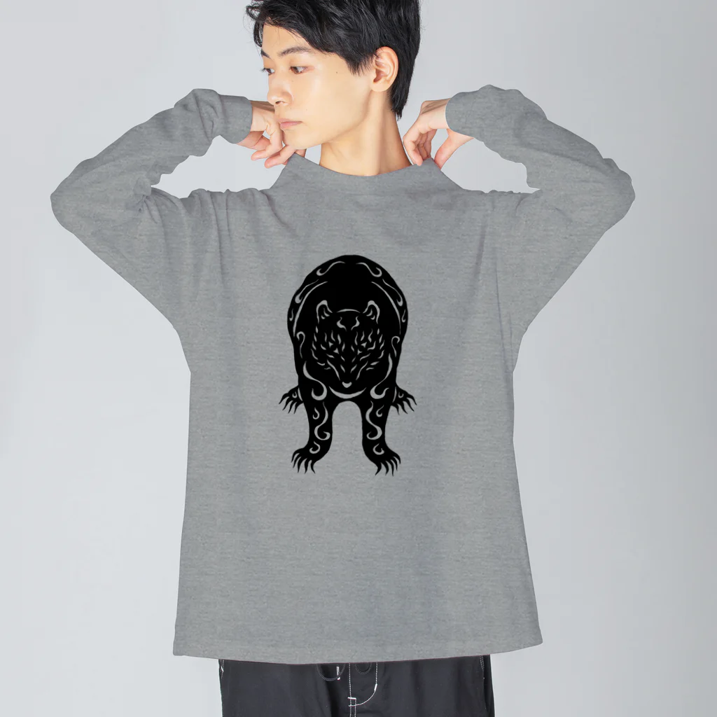 ツバメ堂の怒れる熊神 Big Long Sleeve T-Shirt