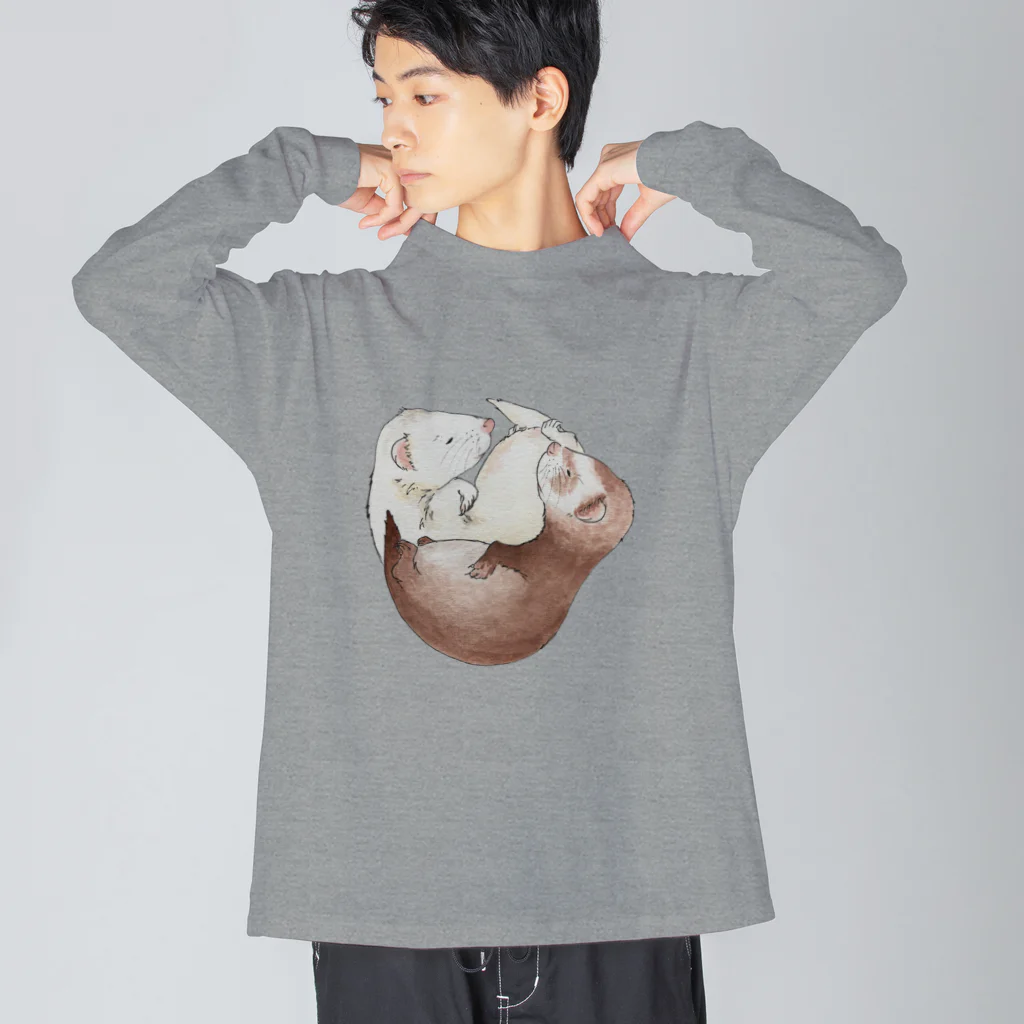 gucco(ぐっこ)のベビふぇれ Big Long Sleeve T-Shirt