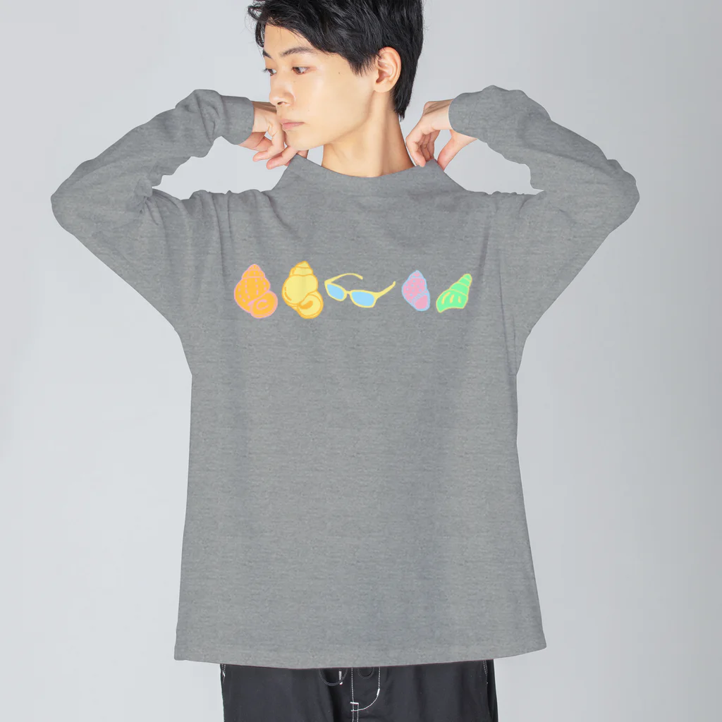 MINAMO_officialのタニT(カラフル) Big Long Sleeve T-Shirt